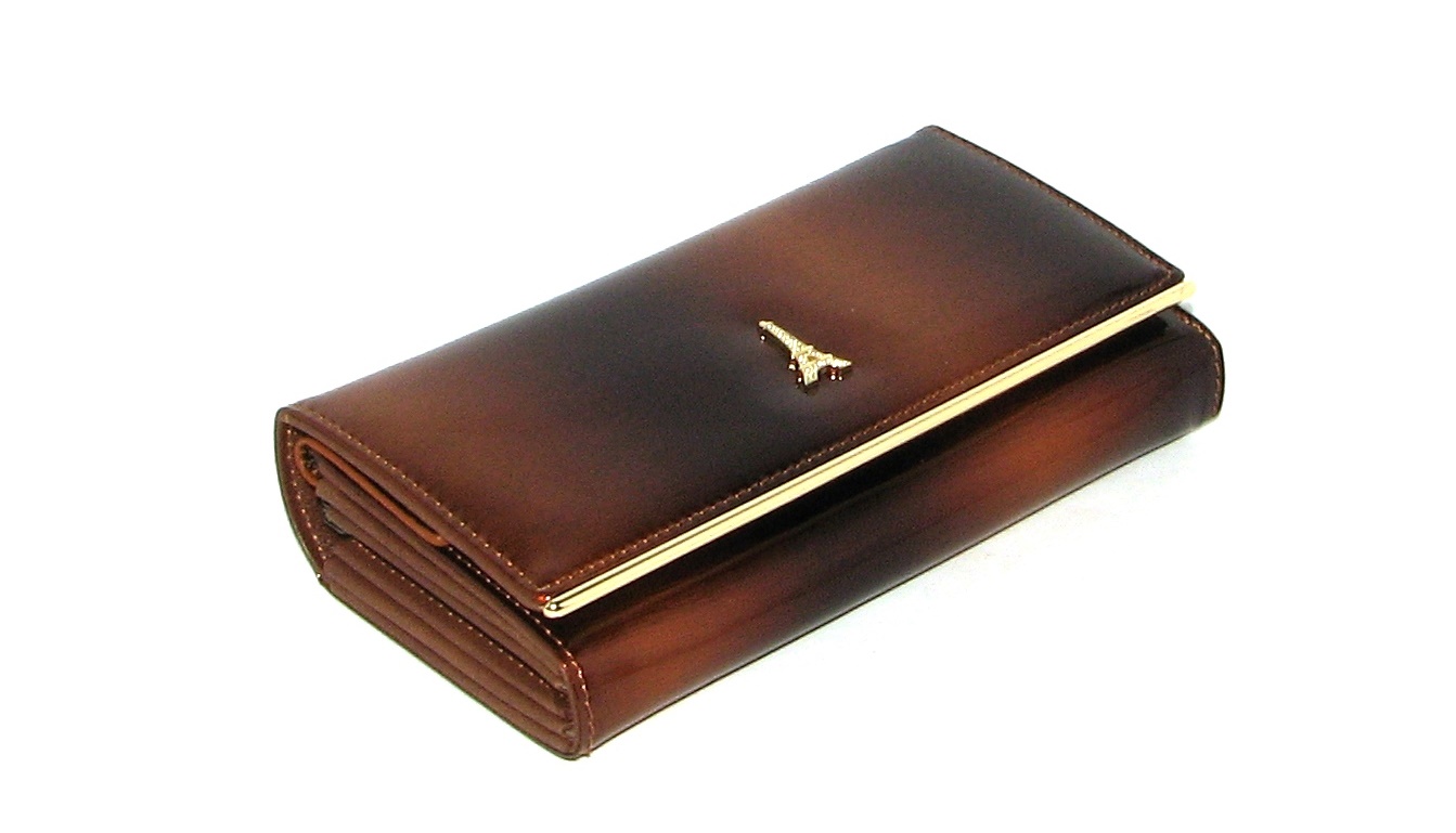 Гаманець жіночий Paris 64003-DSHK BROWN Гаманець жіночий Paris 64003-DSHK BROWN